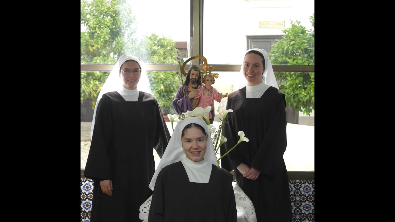 Toma de hábito de Ingrith, Natalia y Paula (Carmelitas de Osuna)