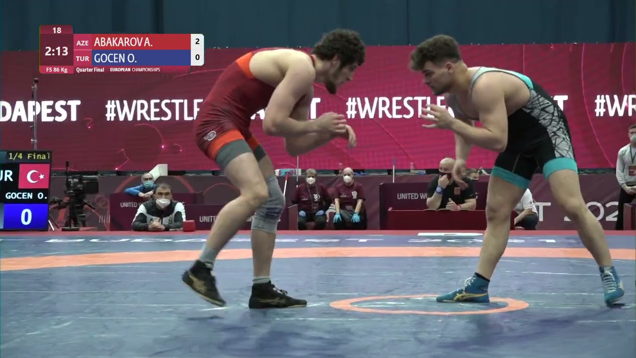 1/4 FS - 86 kg: A. ABAKAROV (AZE) v. O. GOCEN (TUR)