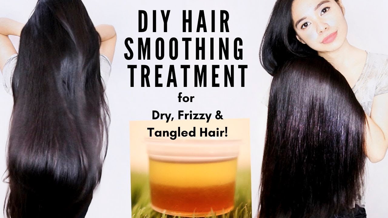 DIY Smoothing Hair Treatment At Home For Very Tangled Hair -Frizzy & Dry Hair Remedy-Beautyklove