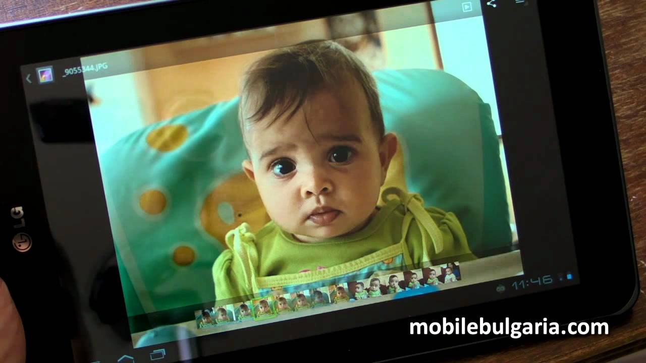 LG Optimus Pad interface
