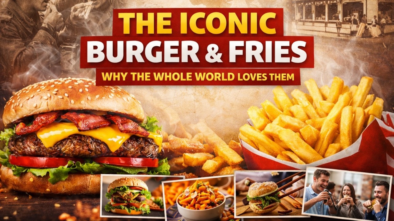 Знаменитый бургер и картошка фри: почему весь мир от них без ума 🍔🍟 #бургерикартошкафри #американ...
