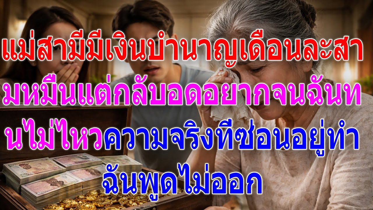 แม่สามีบำนาญสามหมื่นแต่ยังอดอยาก ความจริงทำฉันพูดไม่ออก