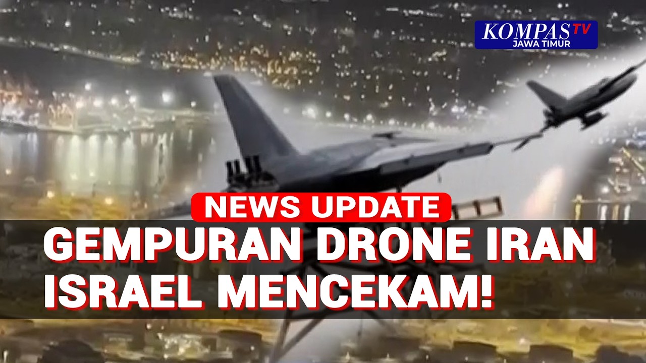 Drone Iran Bombardir Fasilitas Energi Israel, Sirene Serangan Meraung di Haifa!