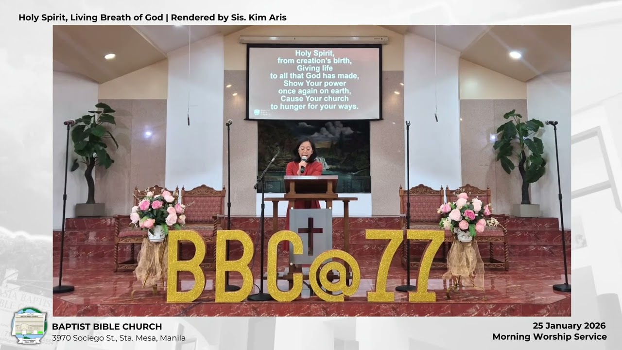 HOLY SPIRIT, LIVING BREATH OF GOD - 25 JAN 2026
