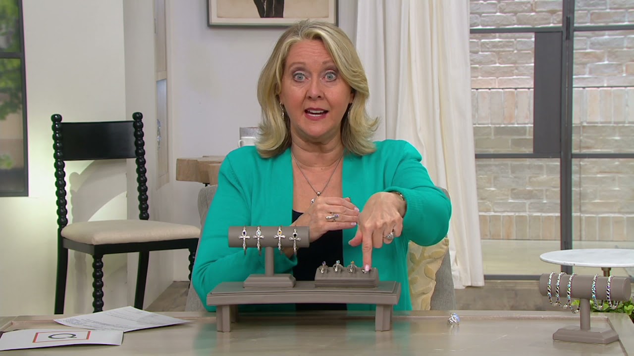 Artisan Crafted Ankh Cross Gemstone Ring, Sterling Silver on QVC