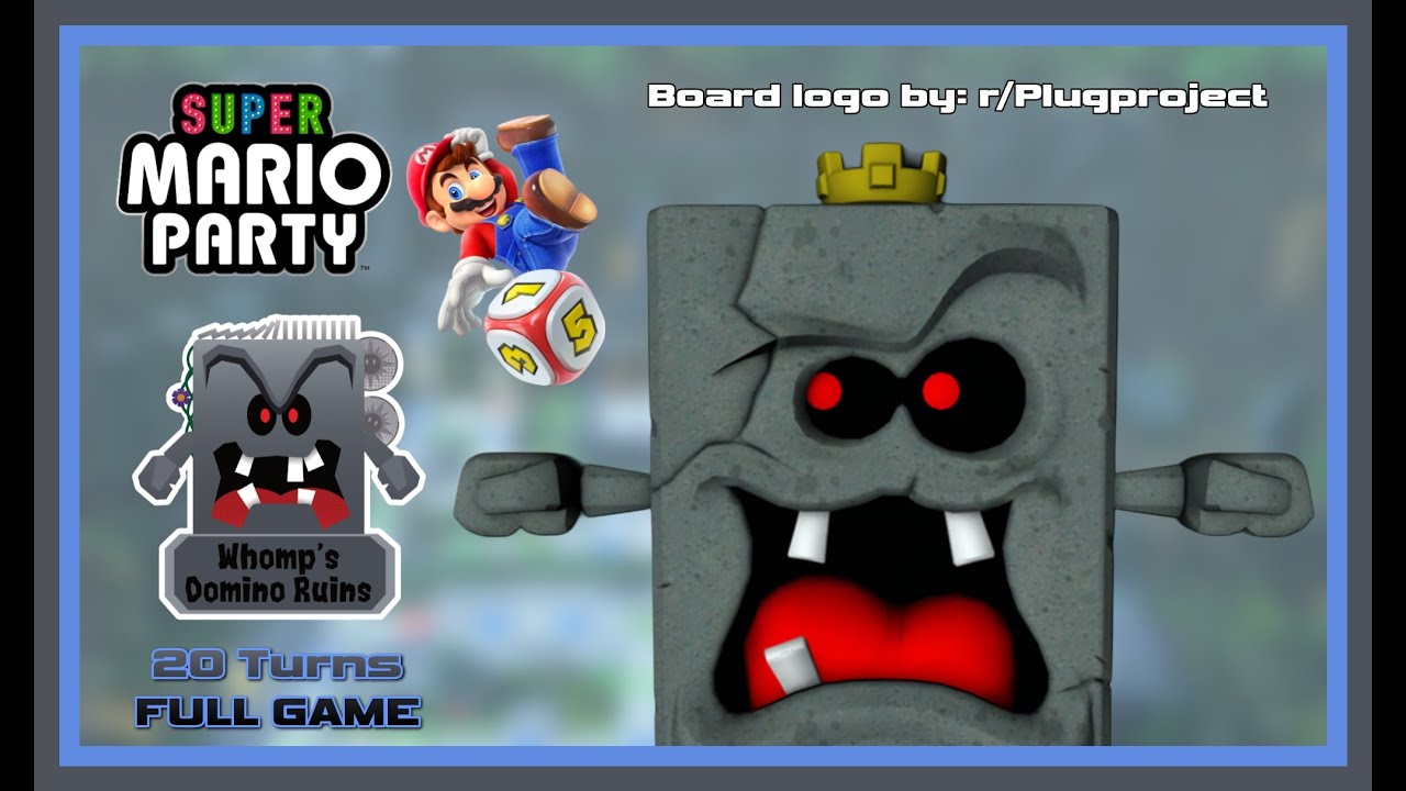 Super Mario Party - Whomp's Domino Ruins (20 Turns) -  A Friendly Mario Party #marioparty #switch