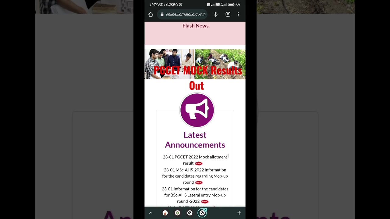 PGCET Mock Results Out