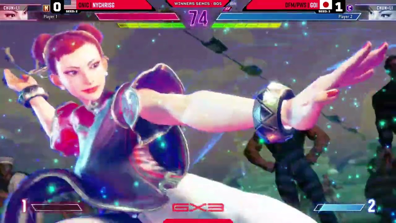 ONIC | NYChrisG (Chun Li) vs DFM/PWS | GO1 (Chun Li) - Winners Semi Final - SF6 | GX3