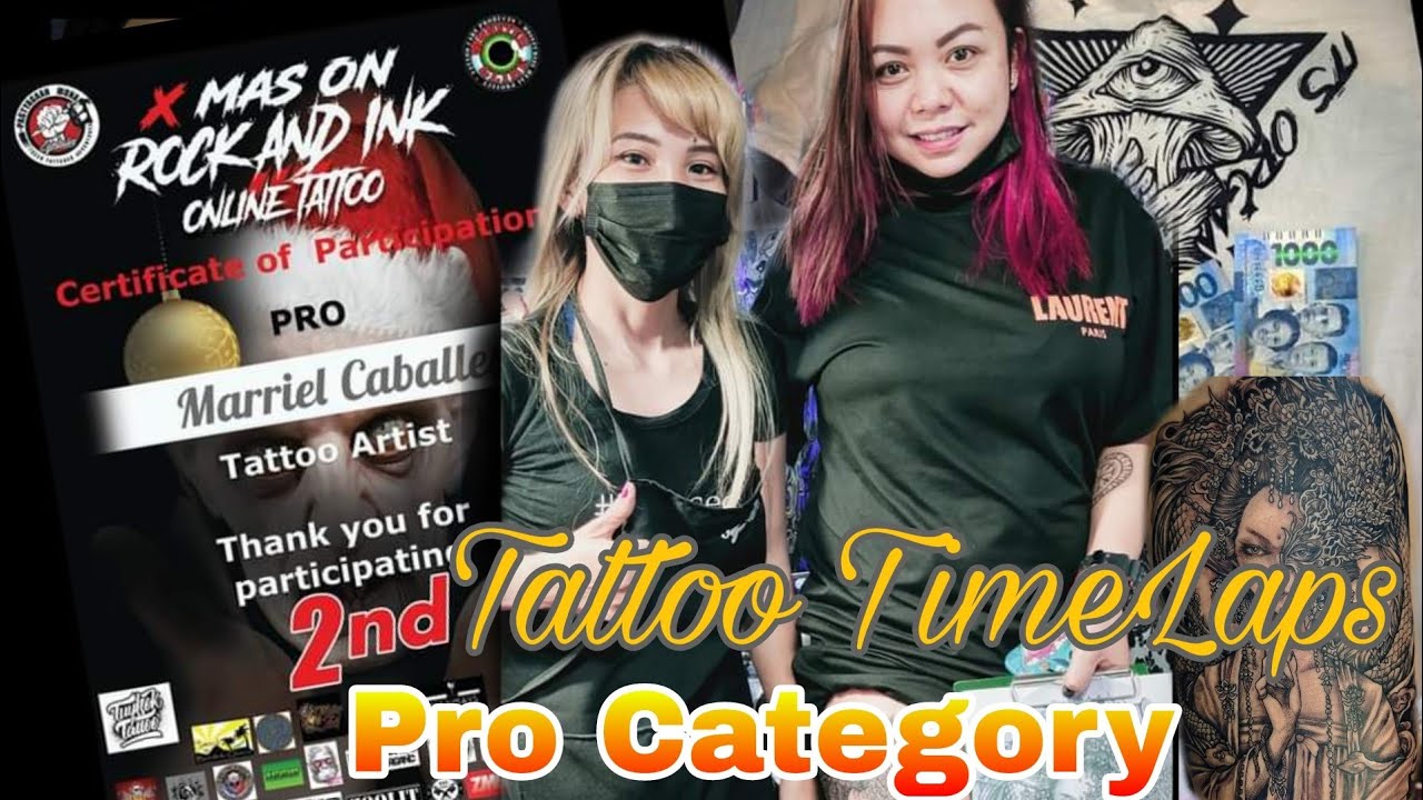 Rock  And Ink Online Competition(2ndPlacer Pro Category) Tattoo Timelaps