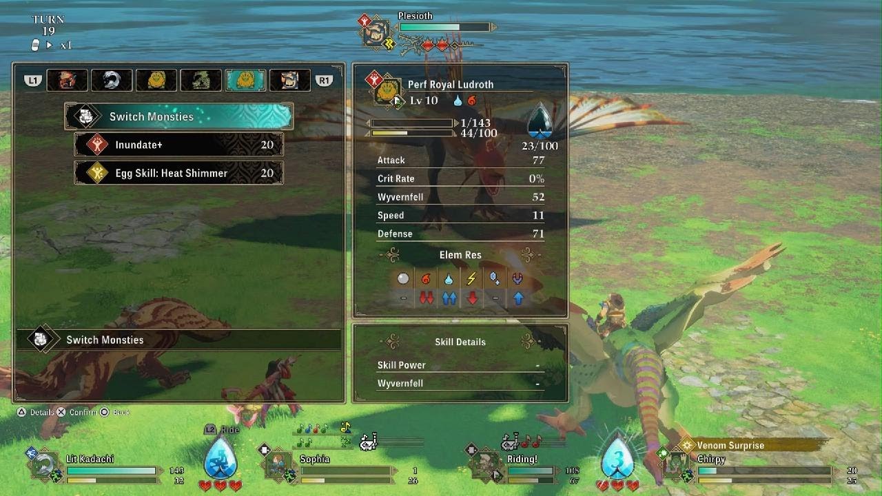 MONSTER HUNTER STORIES 3: TWISTED REFLECTION Plesioth