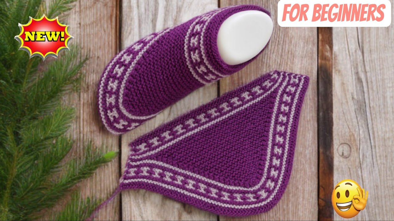 Step by Step tutorial Of this fabulous shoe must watch | Must watch 😍 Elegant knitting shoe