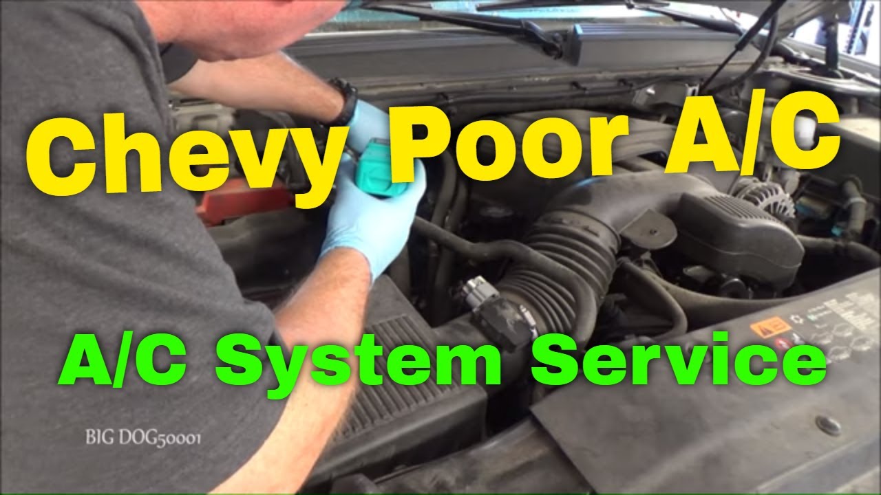 Chevy A/C System Cooling Poorly - Servicing an A/C System