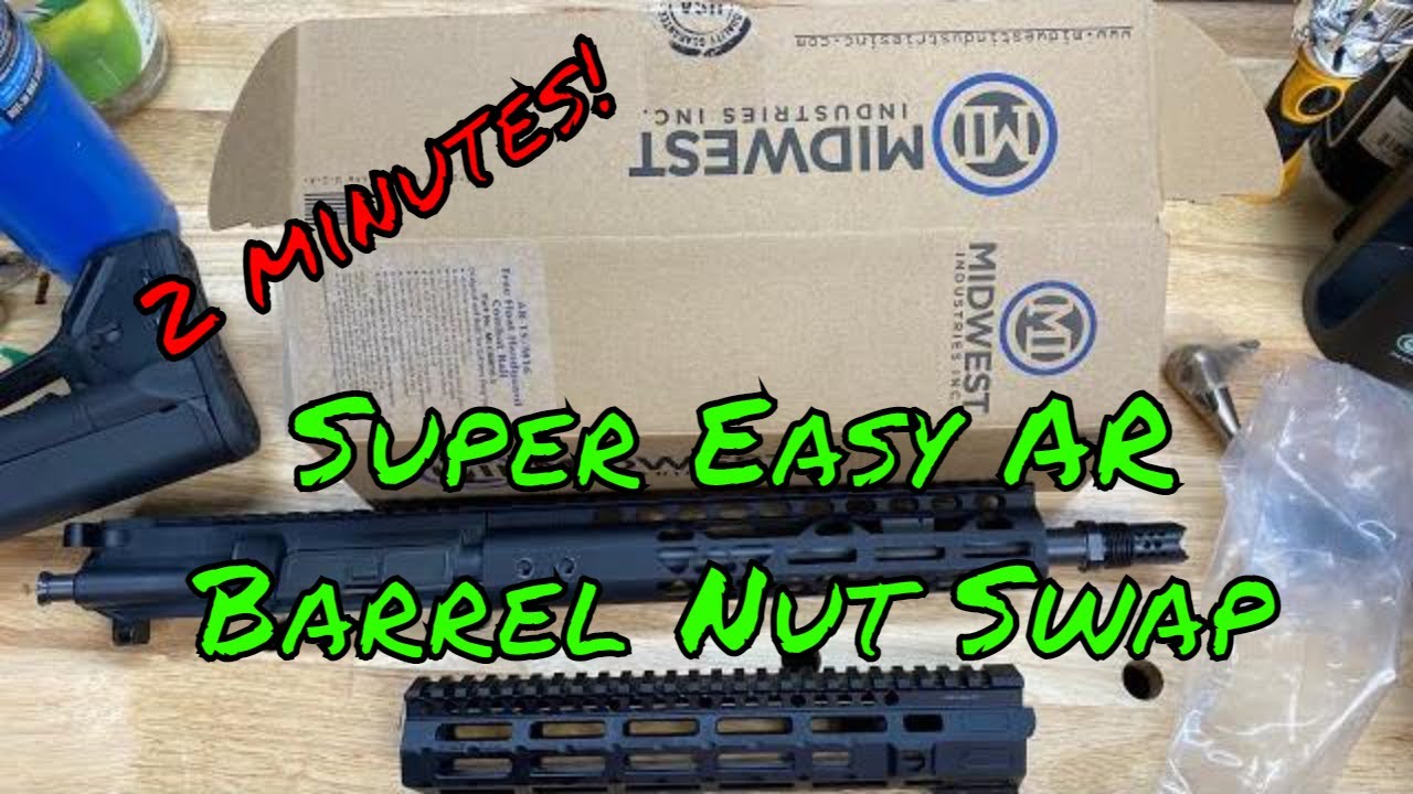 Easiest way to change an AR barrel nut