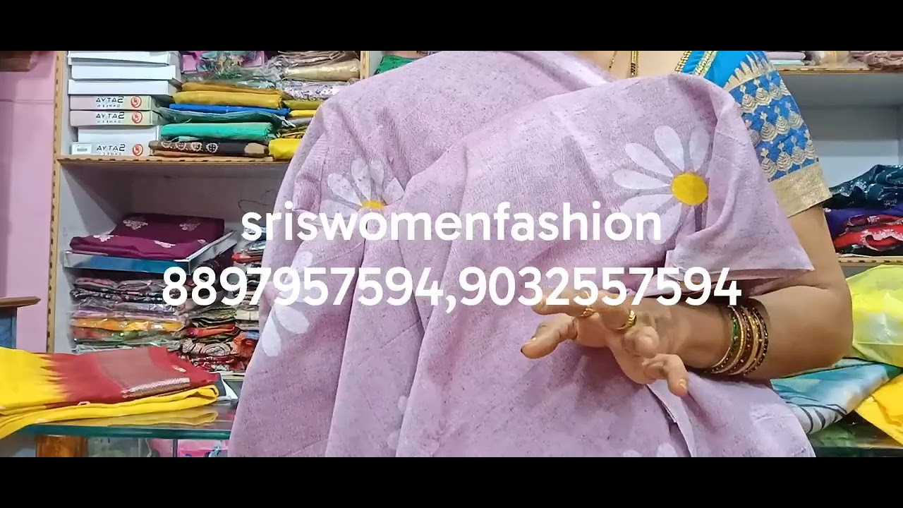  Handloom ఖాదీ కాటన్ చీరలు అతి తక్కువ ధరలో