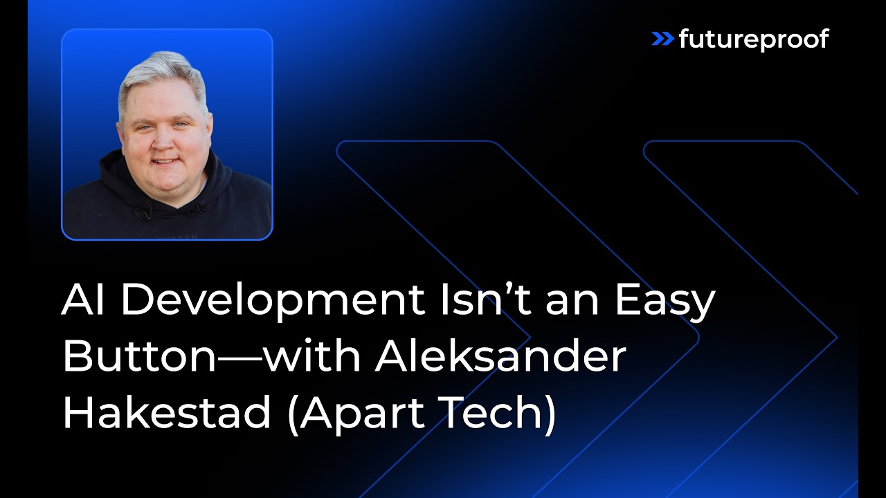 Разработка ИИ — непростая задача: мнение Александра Хакестада (Apart Tech) | Futureproof