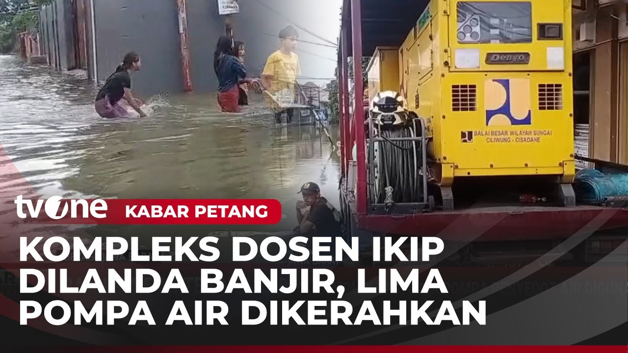 Komplek Dosen IKIP di Jatiasih Terendam Banjir Setinggi 1,5 Meter | Kabar Petang