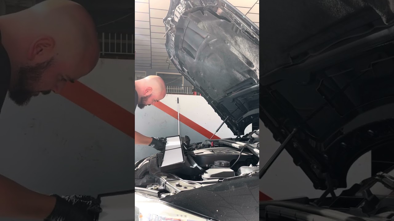 Cambio de filtro de aire habit&aacute;culo BMW serie 3 touring 