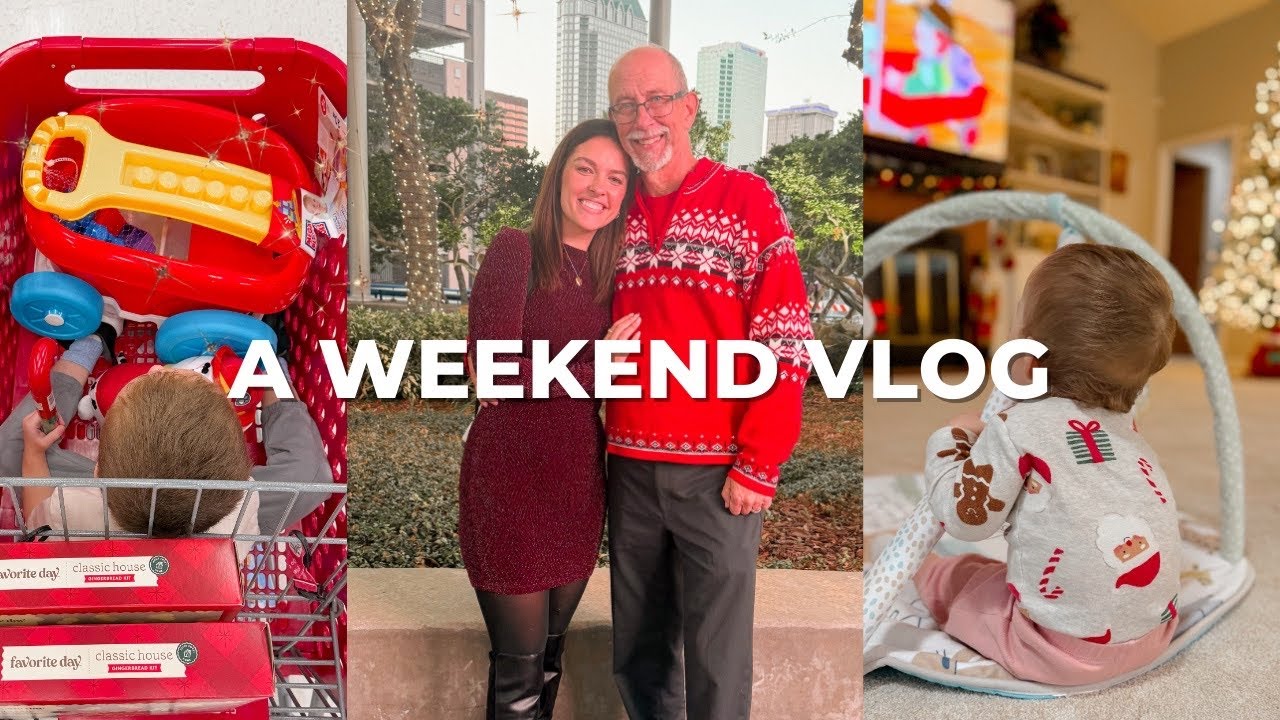 A Cozy Christmas Weekend✨ Target Date w/ My Toddler, Haul, Santa & Date Night