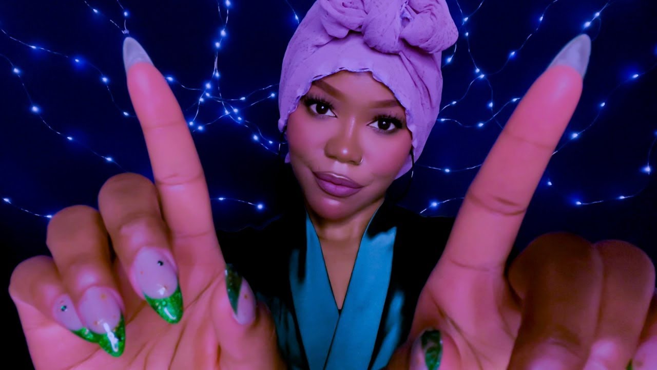 ASMR 🌱 Hand Sounds And Movements With Trigger Words