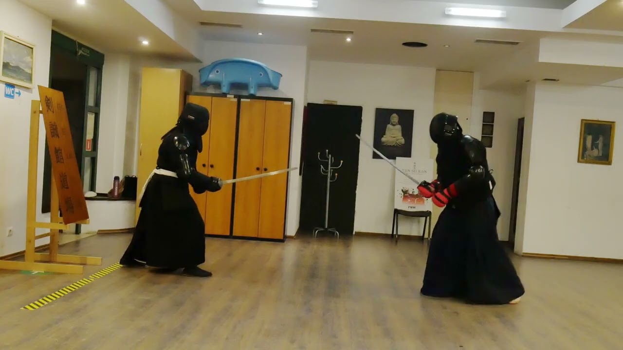 Sparing Kenjutsu (stalowa katana + zbroja)  - Bartek VS Jarek