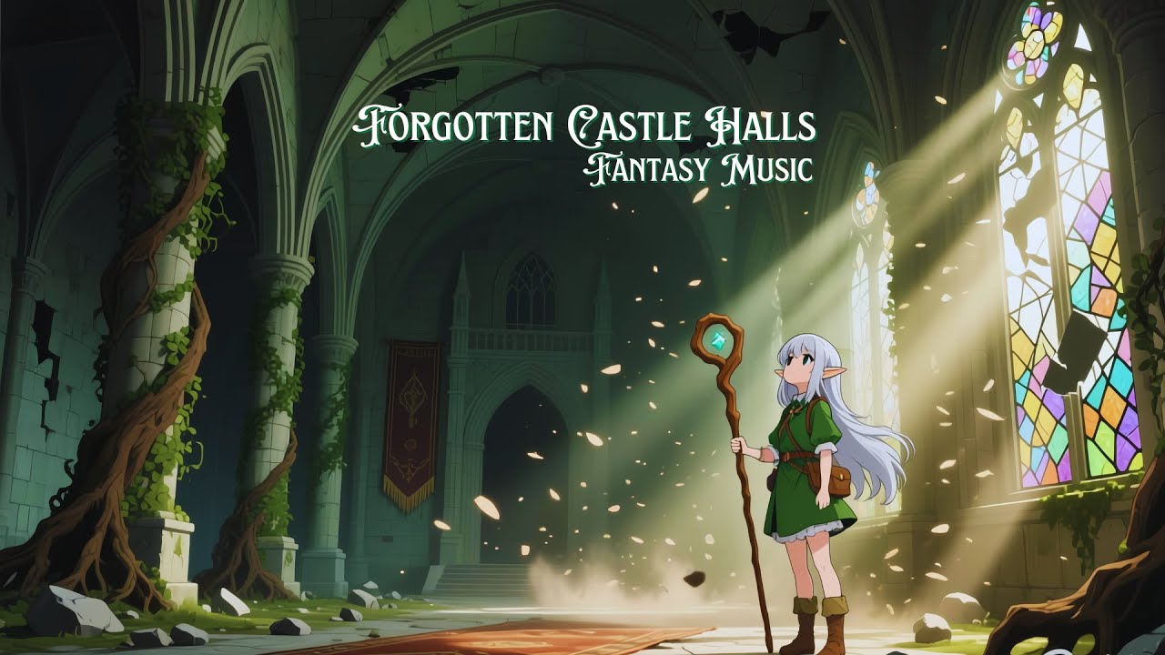 Forgotten Castle Halls |  Ethereal Female Vocals & Relaxing Fantasy Ambience