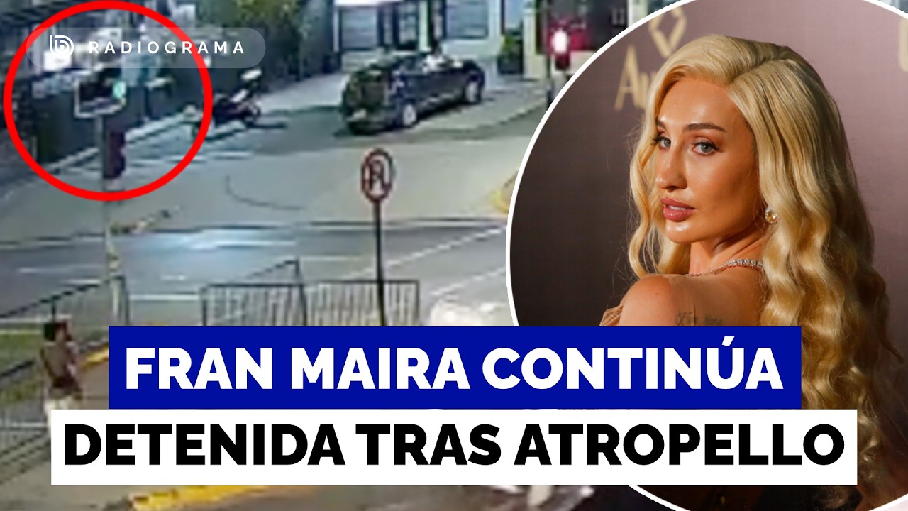 Fran Maira pasará a control de detención tras atropello: motociclista habría tenido luz verde