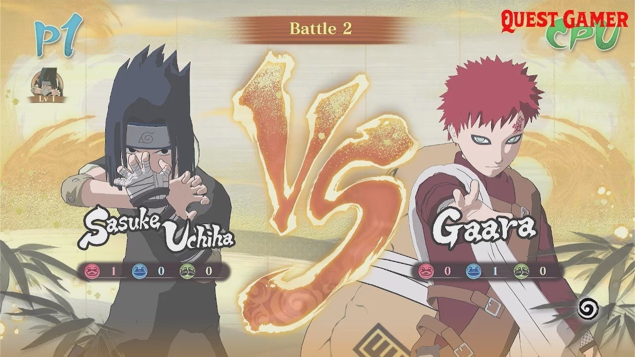 Uchiha Sasuke VS Gaara