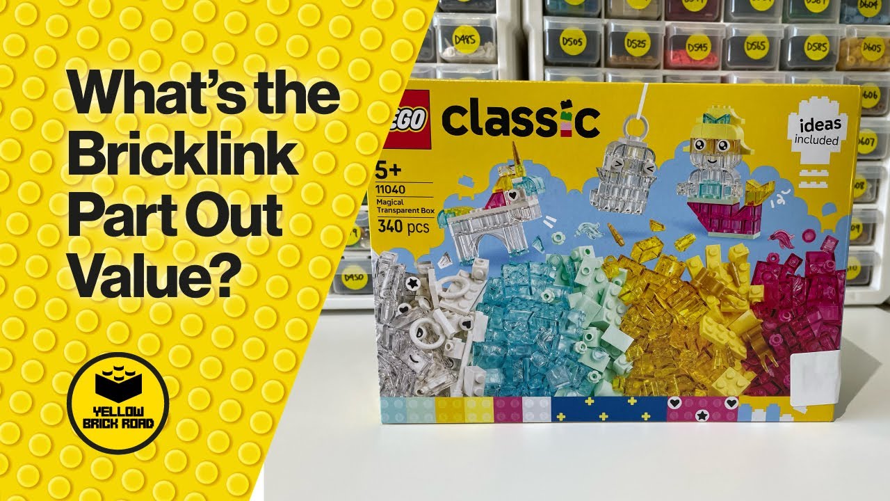 What’s The Bricklink Part Out Value? : LEGO Classic: Magical Transparent Box (11040)