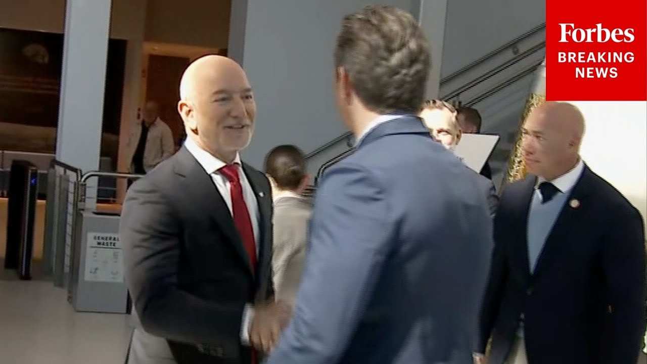 War Sec. Pete Hegseth Meets With Jeff Bezos At Blue Origin In Cape Canaveral, Florida