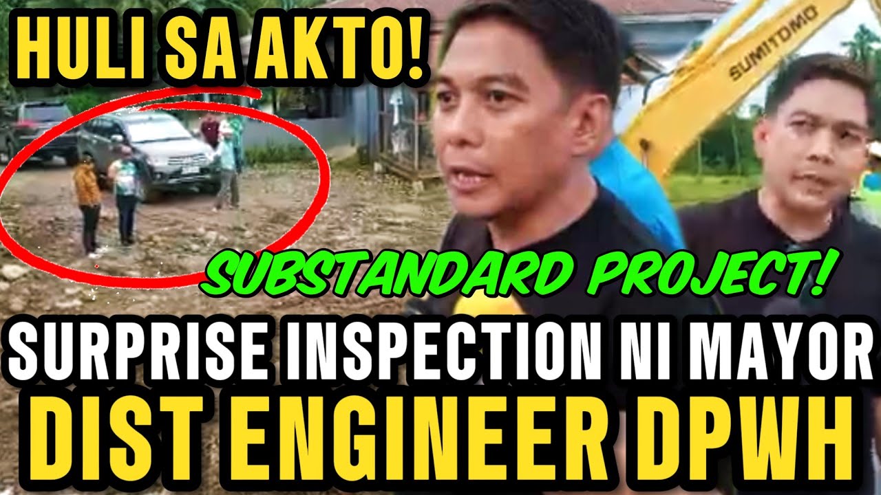 NAGKAINITAN SA SURPRISE INSPECTION DPWH DIST ENGR. VS MAYOR BALONG MOLINA AUGUST 27, 2025