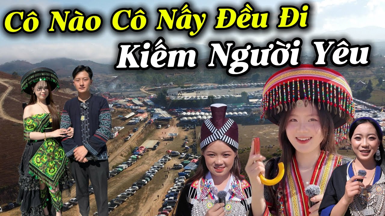 Xuất Hiện Các Cô Gái Việt Nam Xinh Đẹp Trong Lễ Hội Tết Mông Lào. Hàng Nghìn Cô Gái Đi Tìm Người Yêu