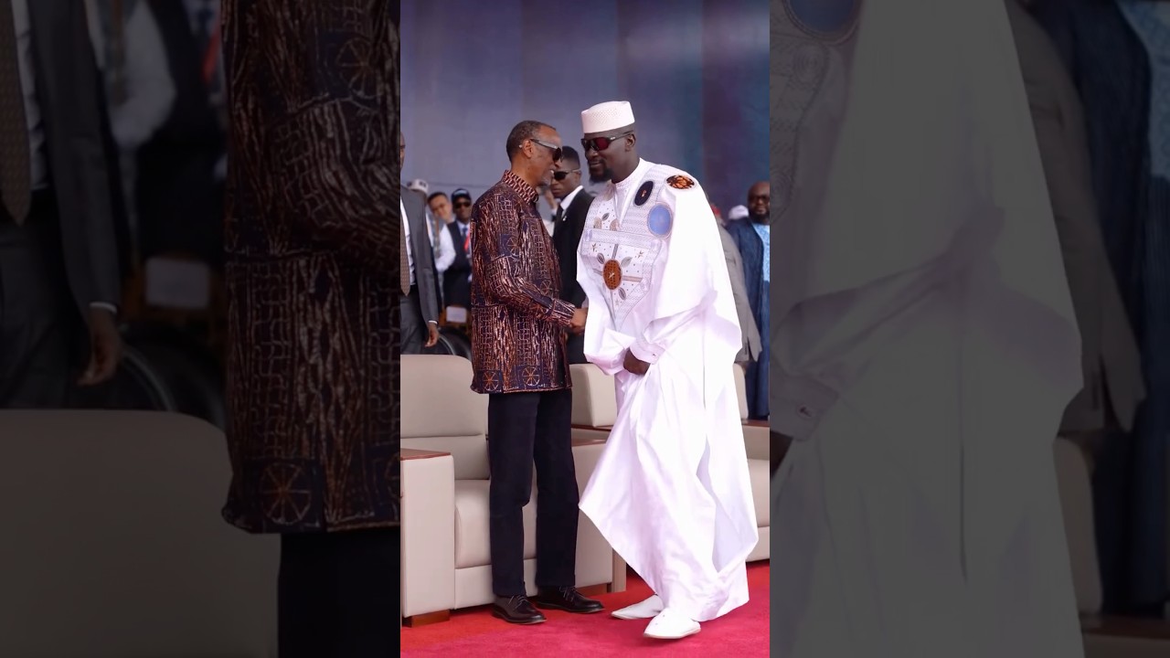H.E Paul KAGAME & Mamady Doumbouya🇷🇼