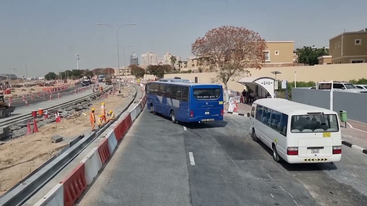 Dubai bus ride: DSO to Karama Bus Stn via Nad Al Sheba, Ras Al Khor, Al Jaddaf, Oud Metha +Mankhool