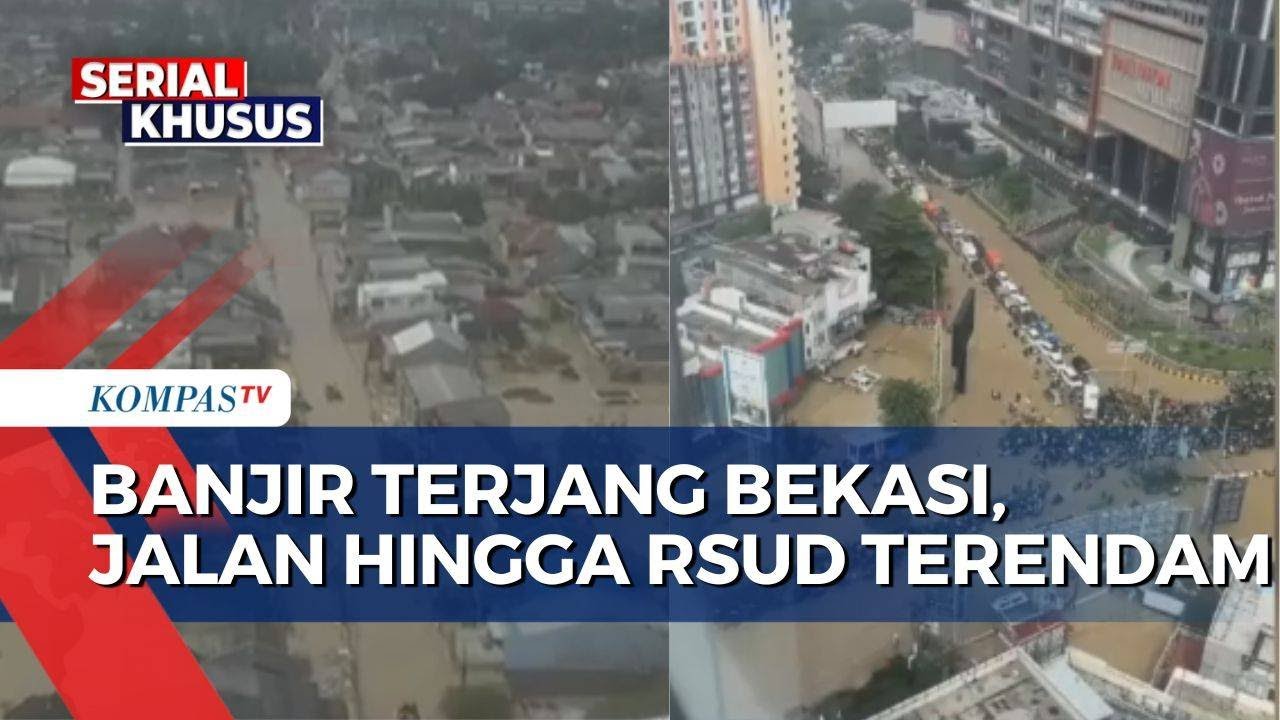 Banjir Terjang Bekasi, Akses Jalan Terputus Hingga RSUD Terendam | BENCANA BANJIR