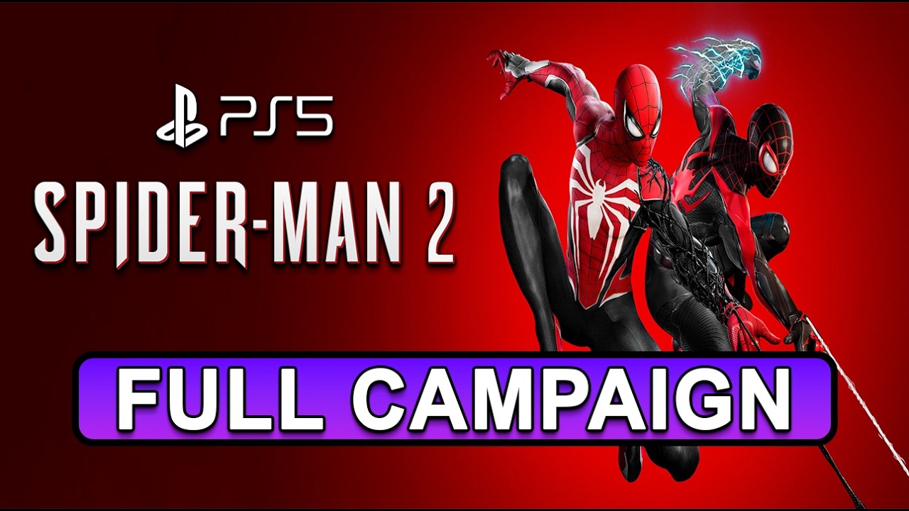Marvel&rsquo;s Spider-Man 2 &ndash; FULL CAMPAIGN (PS5 4K 60FPS) | Walkthrough No Commentary