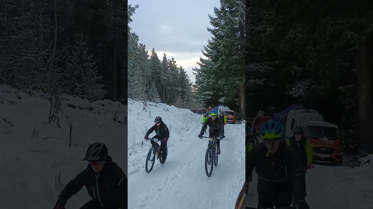 Strathpuffer 2026 First Lap from the fire road