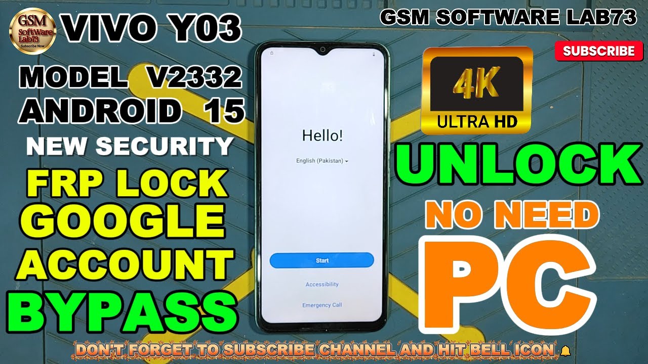 Vivo Y03 V2332 Google Account Unlock (2025)  No PC | Android 15 | Vivo Y03 FRP Bypass