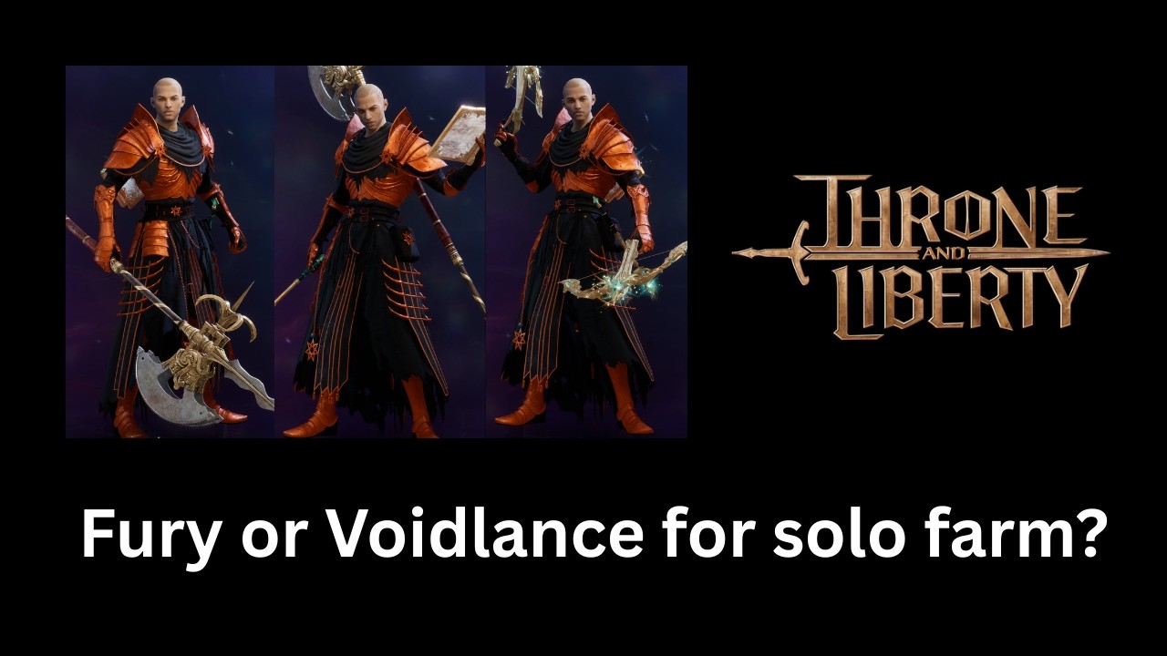 Solo farming - Fury vs Voidlance - Throne and Liberty