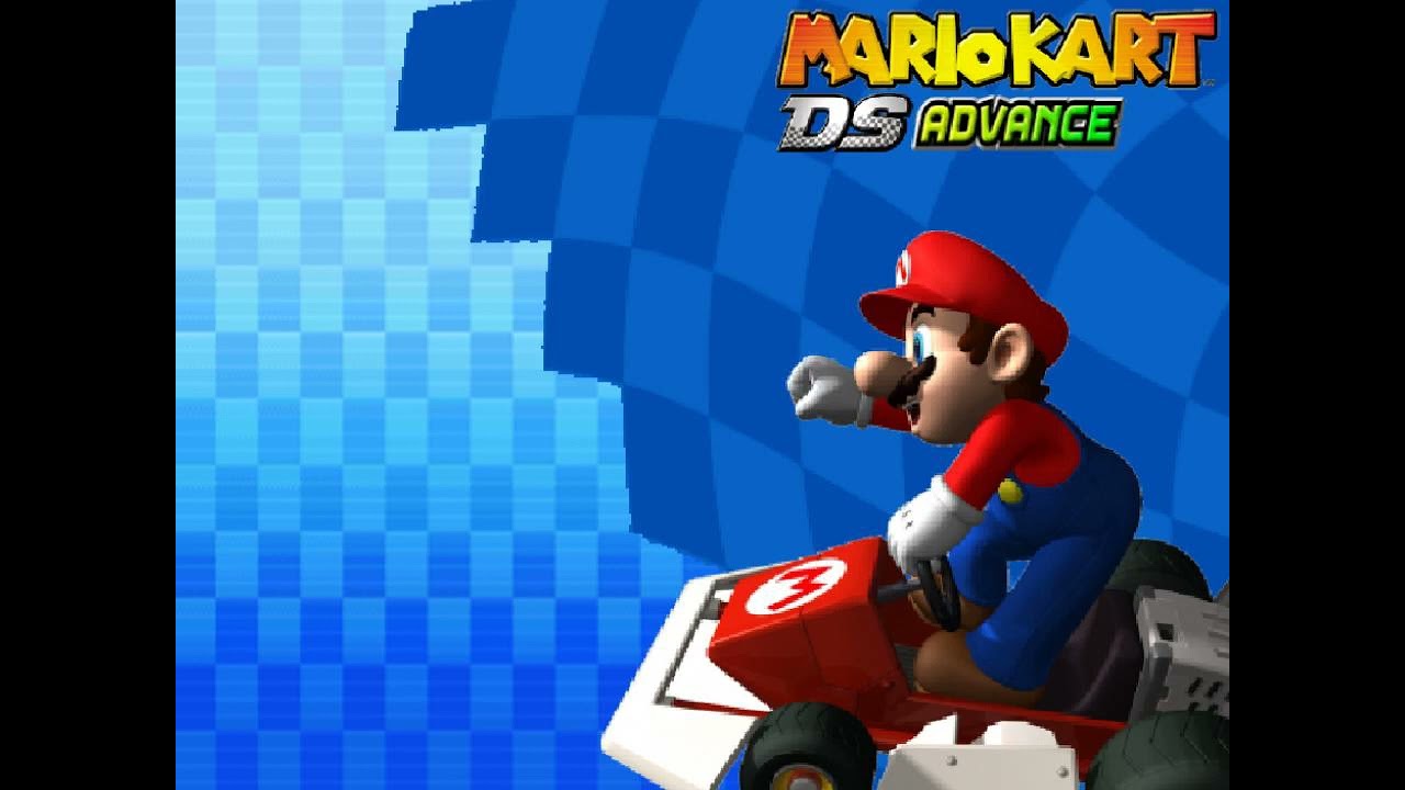 Mario Kart DS - Title Screen (GBA Rendition)