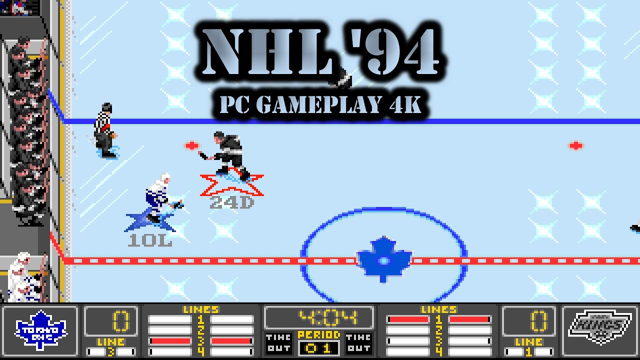 Old Games - NHL '94 (NHL Hockey DOS) / #78 LA Kings League