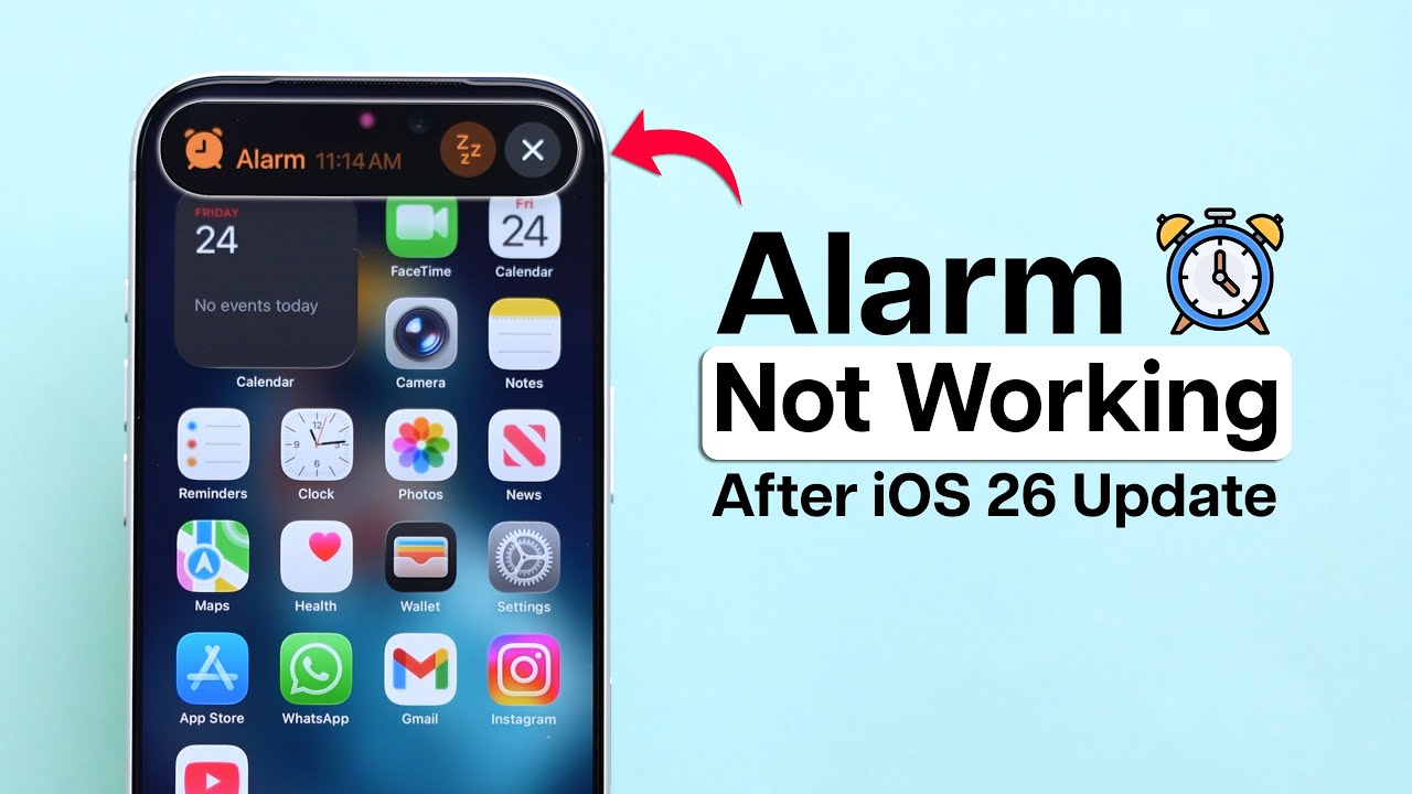 Как исправить ошибку &laquo;Будильник не работает&raquo; после обновления iOS 26?