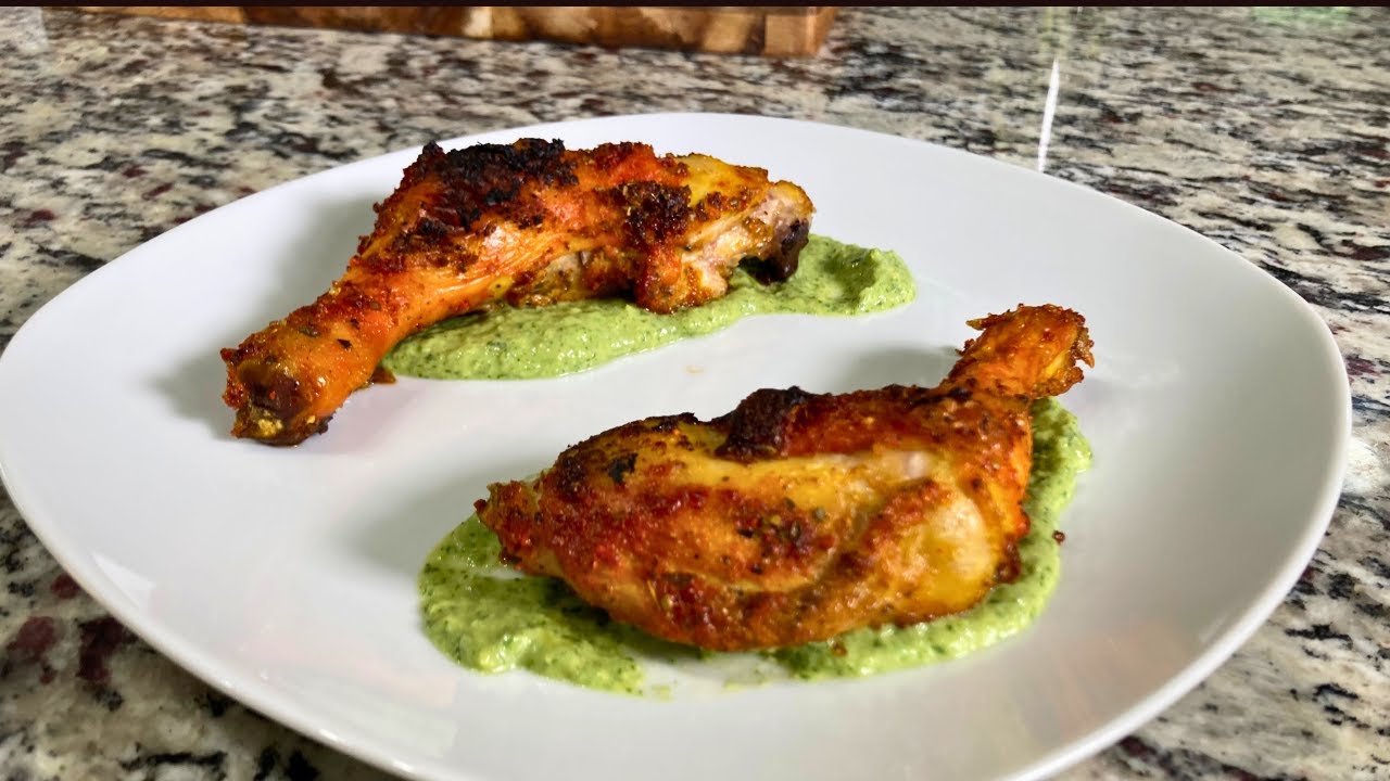 Mouthwatering Peruvian Chicken Recipe with Green Sauce