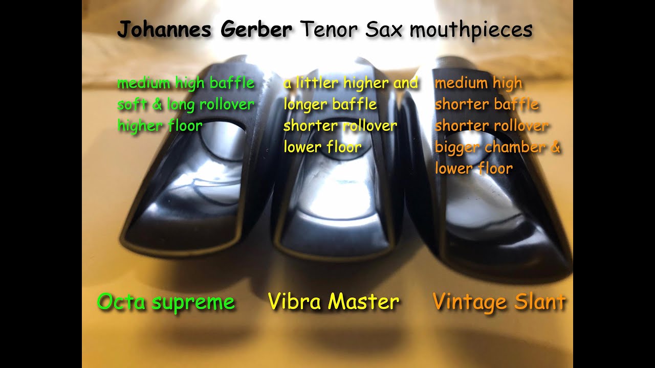 Henrik Gad plays Johannes Gerber tenor sax mouthpieces