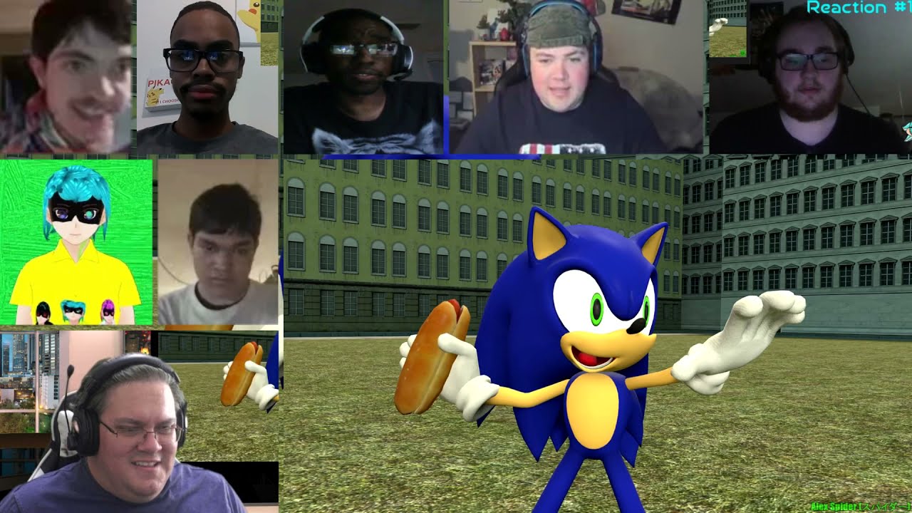 Mario VS Sonic animation: Food Battle [REACTION MASH-UP]#1429