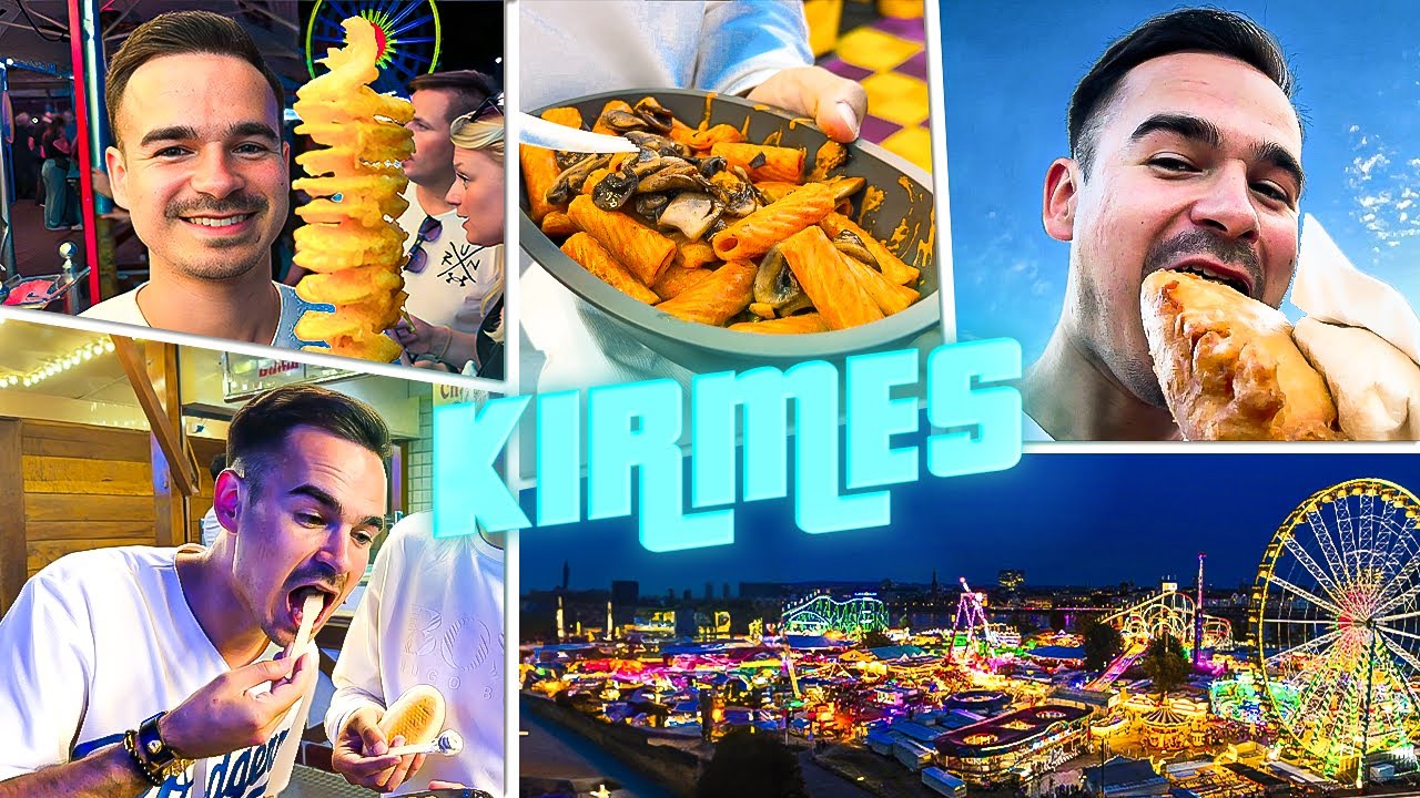 Wir ESSEN alles auf der RHEINKIRMES ! Rille Foodtour