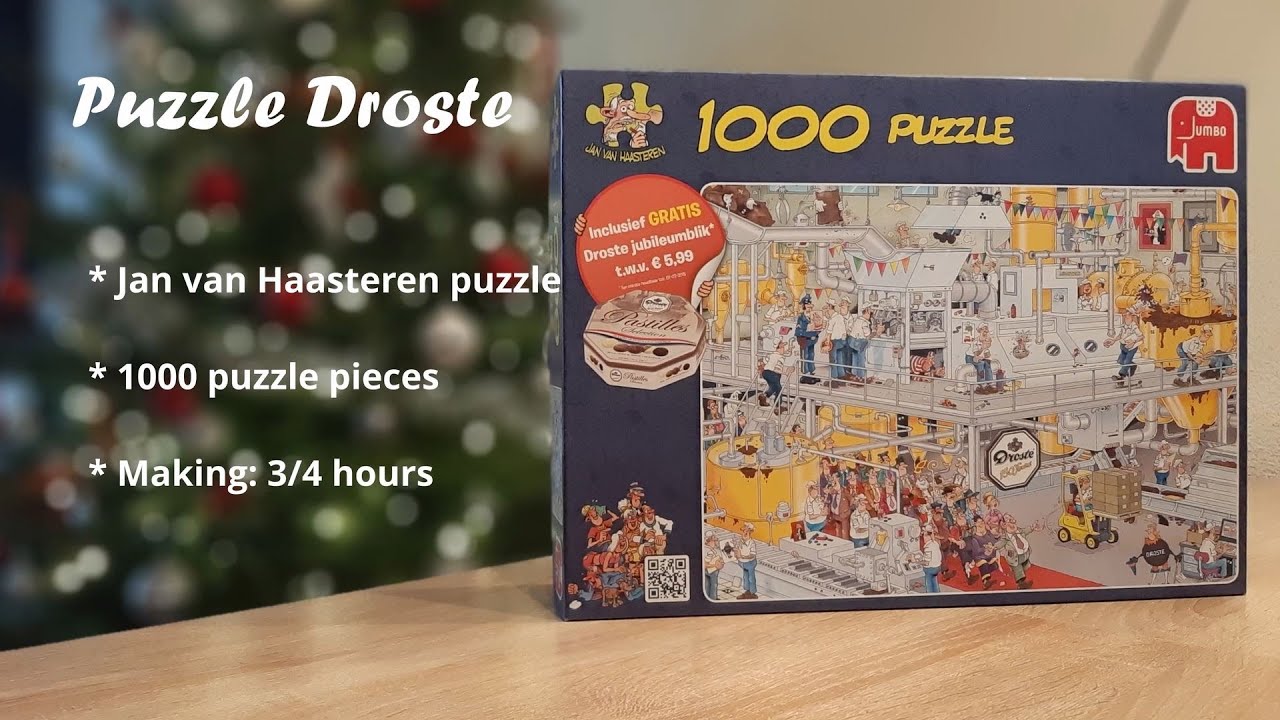 Puzzle - Timelapse - Jan van Haasteren - Droste - 1000 pieces