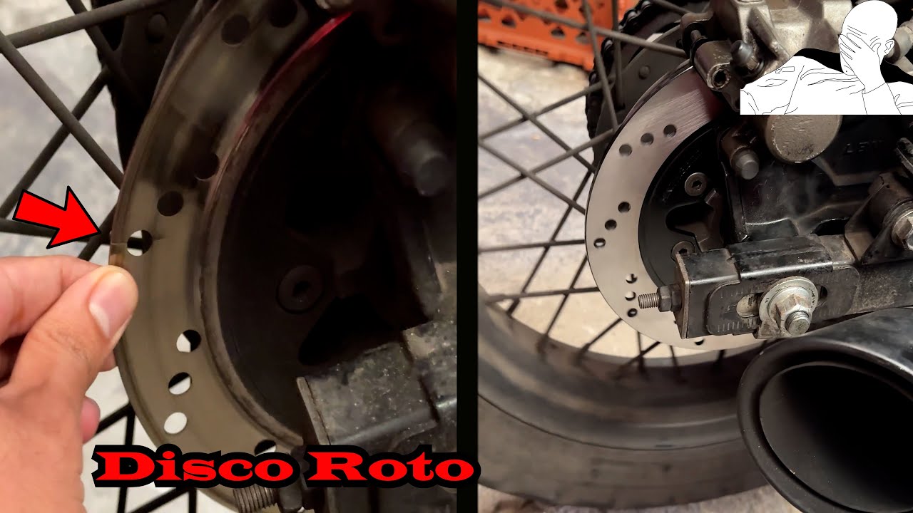 cambio de disco de freno Rocketman 250 vento