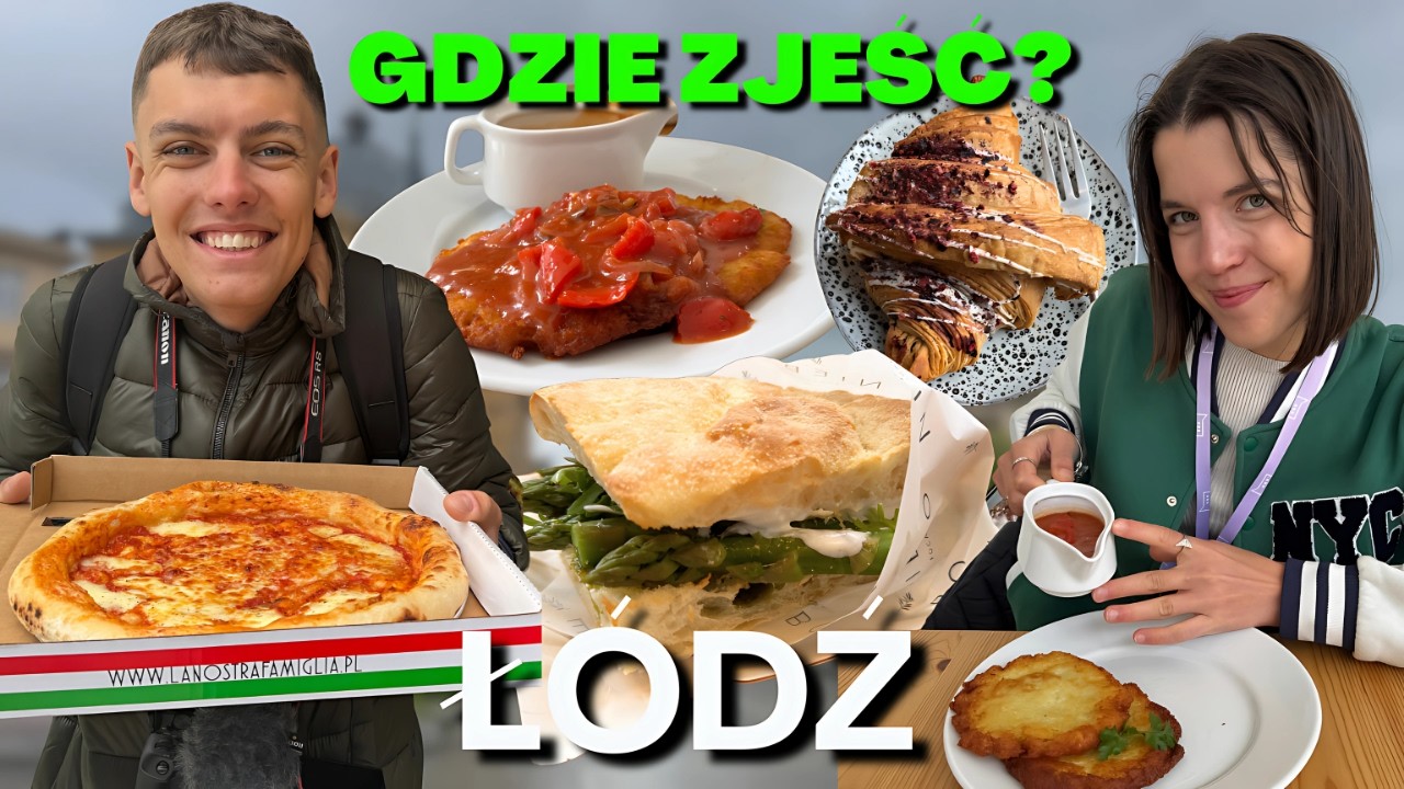ŁÓDŹ: Gdzie zjeść w Łodzi? PLACKI ZIEMNIACZANE, FOCACCIA I PIZZA Z AUTOMATU!