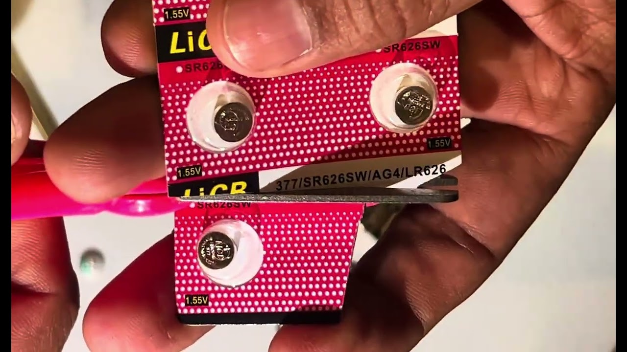 How to change watch battery.