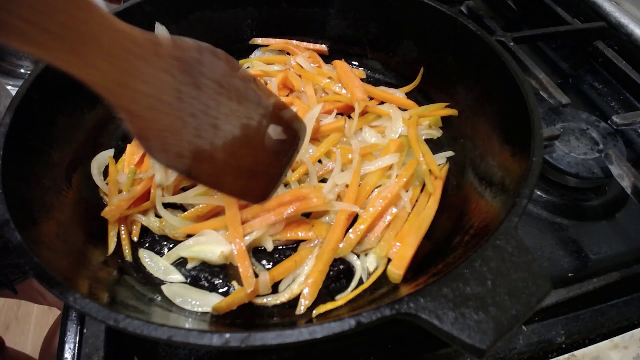 Cooking Arame (sea weed) - basic Macrobiotic cooking